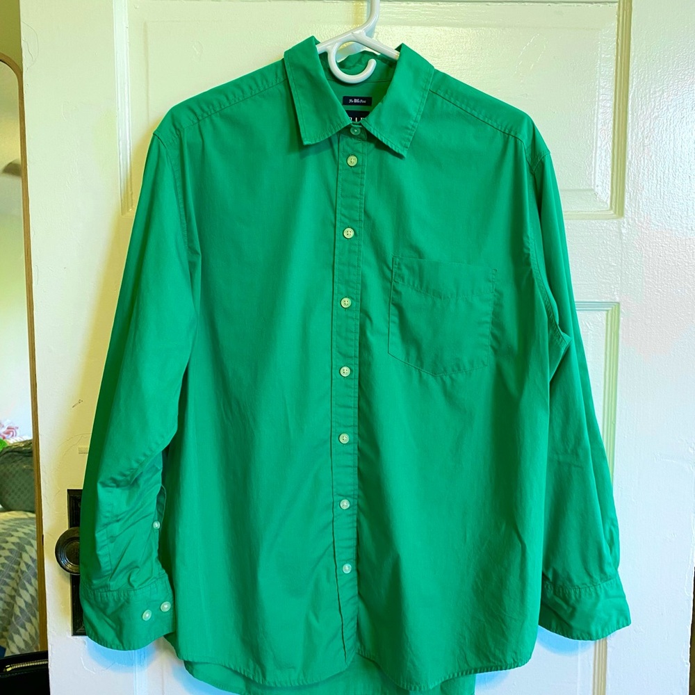 Gap cotton Big Shirt in kelly green